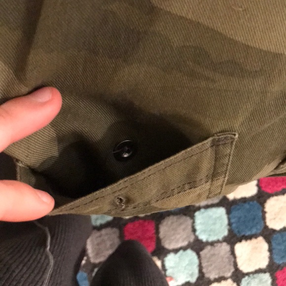 Wrangler Camo Button Down Sz M - Picture 3 of 7